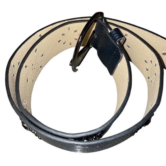 Hollywood Vegan Leather Studded Belt - Bid Now = Discounted Shipping - Picture 7 of 10